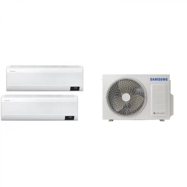 Samsung AJ040TXJ2KH/EA+AJ020+AJ035 3/4+1.5HP Inverter Wall Mounted Multi Split Type Heat Pump Air Conditioner