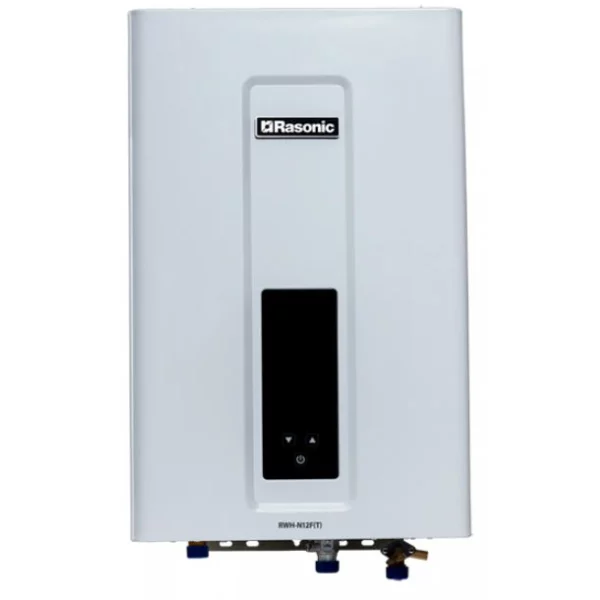 Rasonic RWH-N12FL-B-WH Back Exhaust LPG Gas Water Heater (White)
