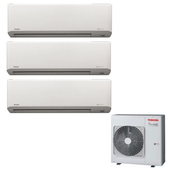 Alternative view of Toshiba RAS-M10N3KCVX3 (1.0HPx3) 1 to 3 Inverter split type Air Conditioner